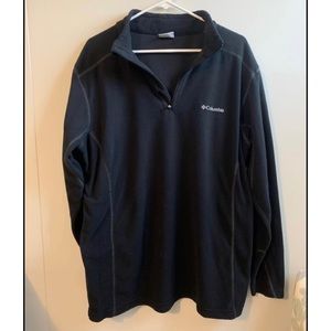 Men’s black Columbia quarter zip